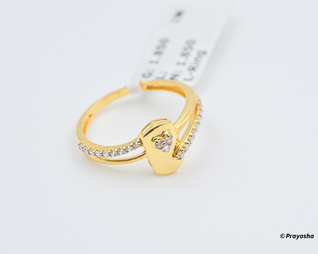 18 Carat Women's AD Gold Ring 002