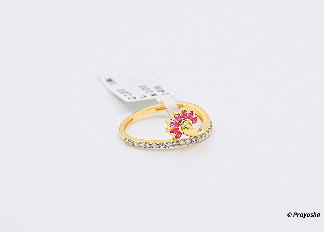 18 Carat Women's AD Gold Ring 012