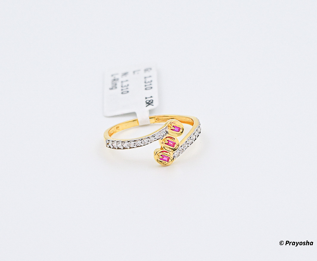 18 Carat Women's AD Gold Ring 014
