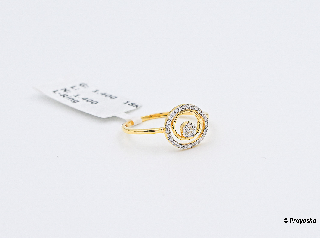 18 Carat Women's AD Gold Ring 017