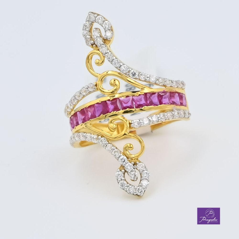 18 Carat Women's AD Gold Ring 022