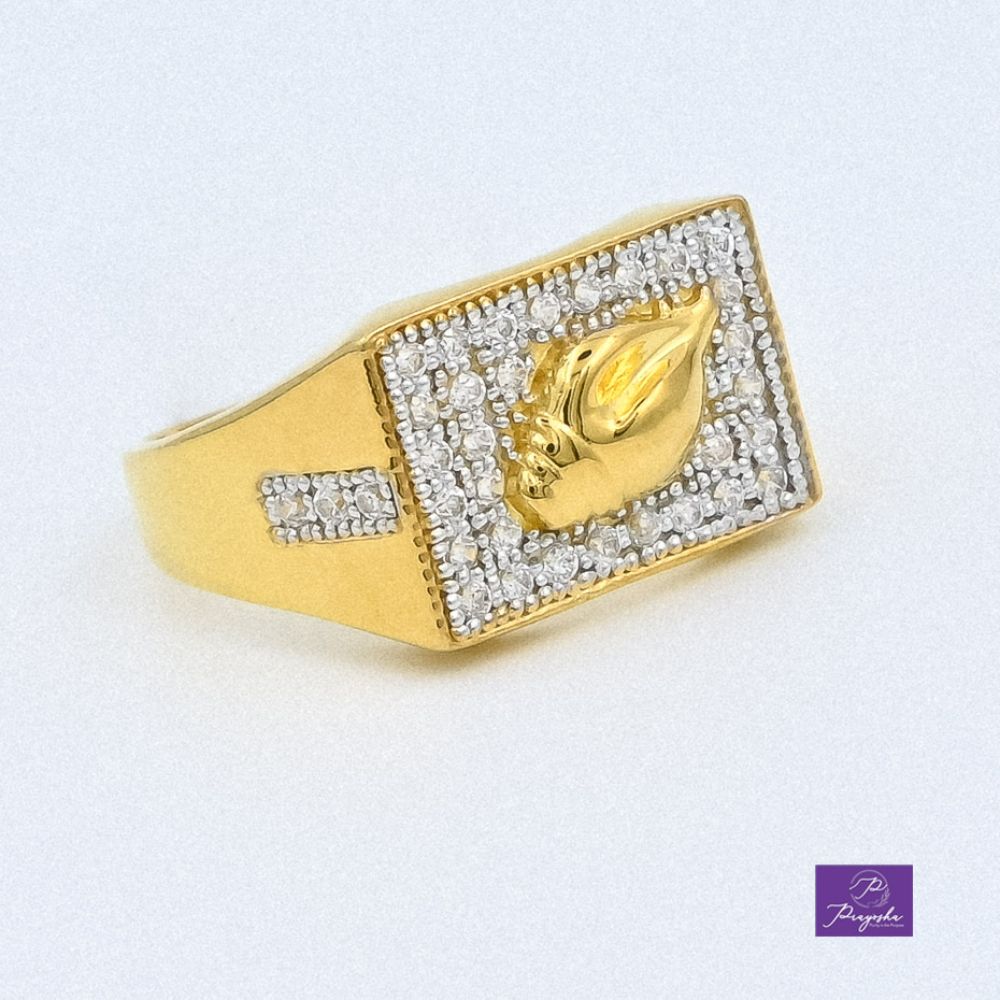 18 Carat Women's AD Gold Ring 021